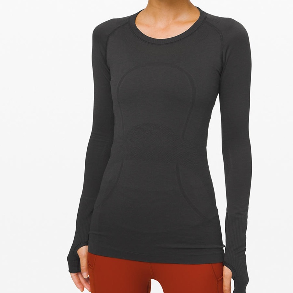 Lululemon Black Swiftly Tech Long Sleeve Crew